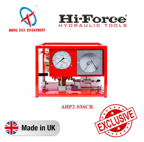 Bơm test áp lực  kèm vẽ biểu đồ Hi-Force AHP2-036CR