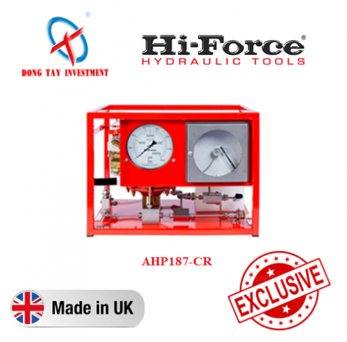 Bơm test áp suất khí nén kèm vẽ biểu đồ Hi-Force AHP187-CR